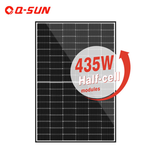 Szklane moduły fotowoltaiczne Monokrystaliczne panele słoneczne 435w