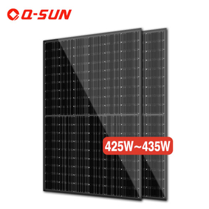 Mono moduły słoneczne pełne czarne panele słoneczne fotowoltaiczne
